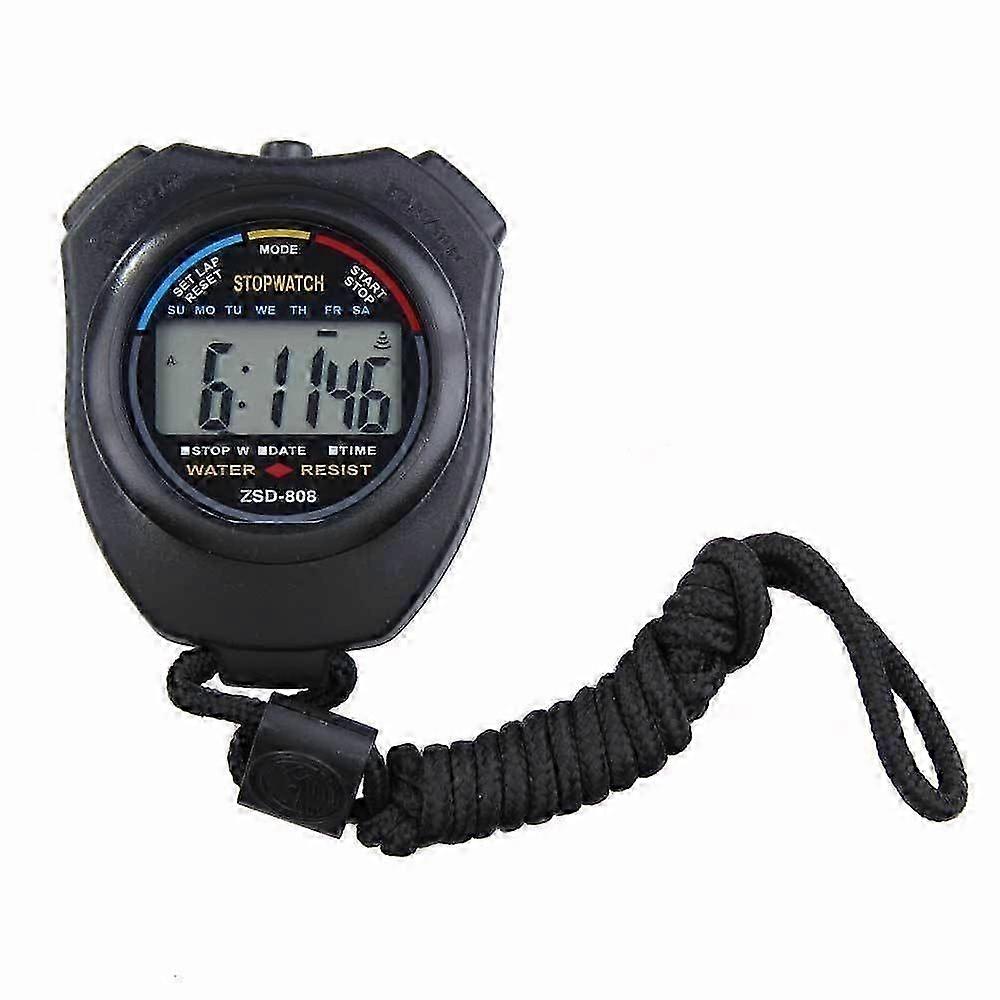 ZSD-808 Multi-function Electronic Stopwatch, Competition-grade Stopwatch with Multiple Tracks compatible