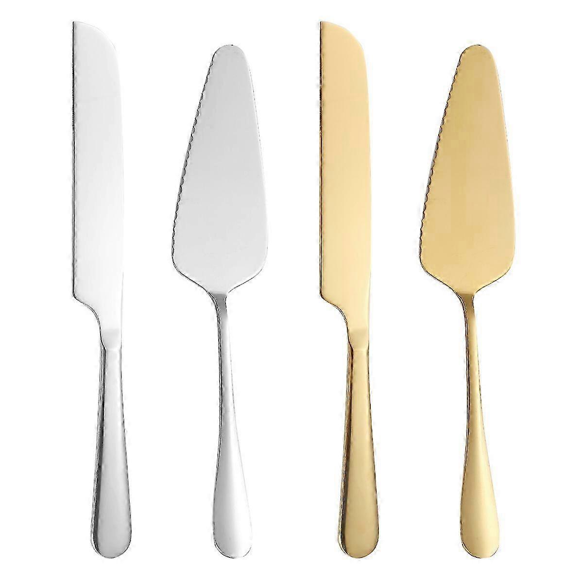 Ergonomic Stainless Cake Serving Set