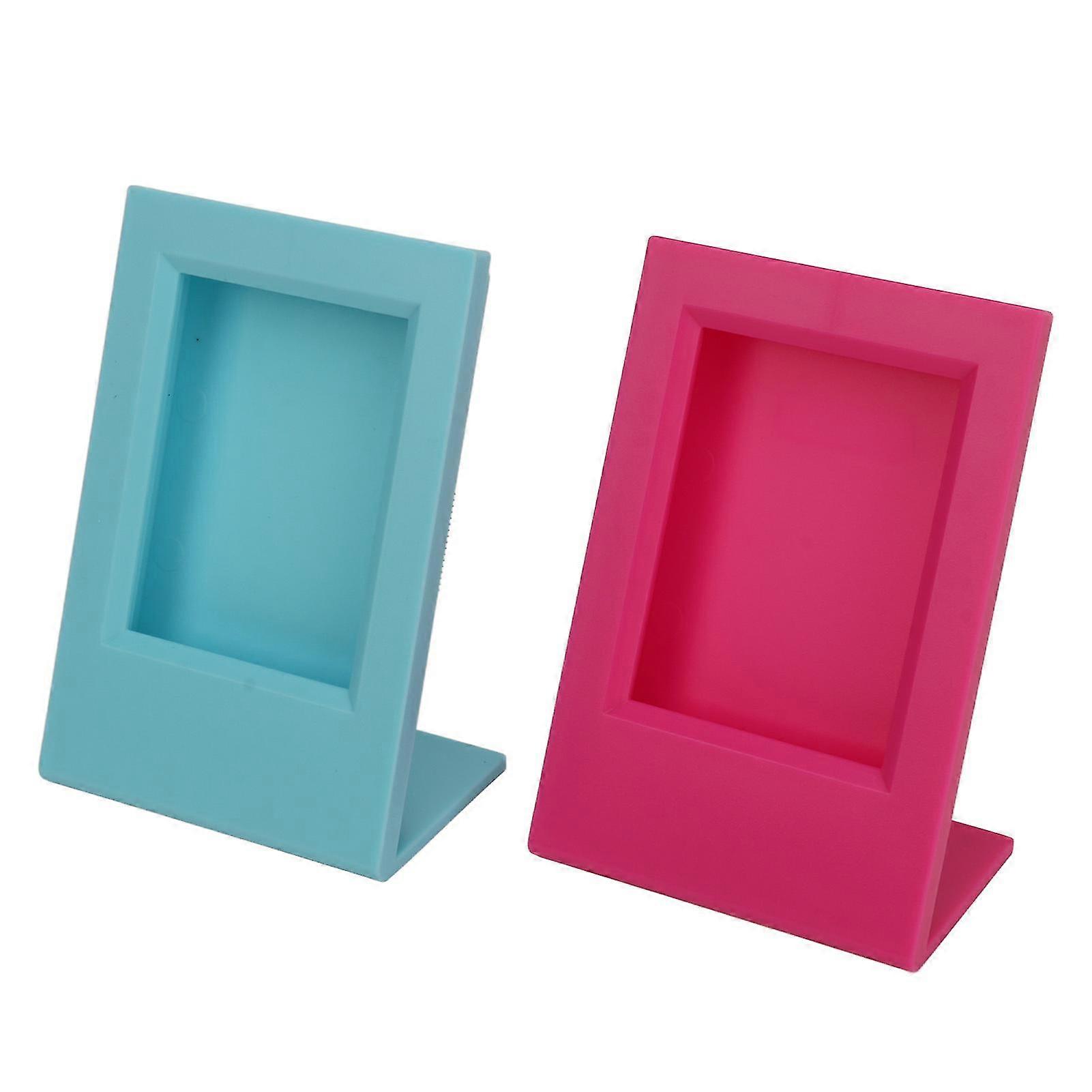 Slanted L Shape Acrylic Photo Frame