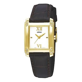 Lorus Watches Quartz Analog Women Watch with Rg234HX9 Cowskin Bracelet