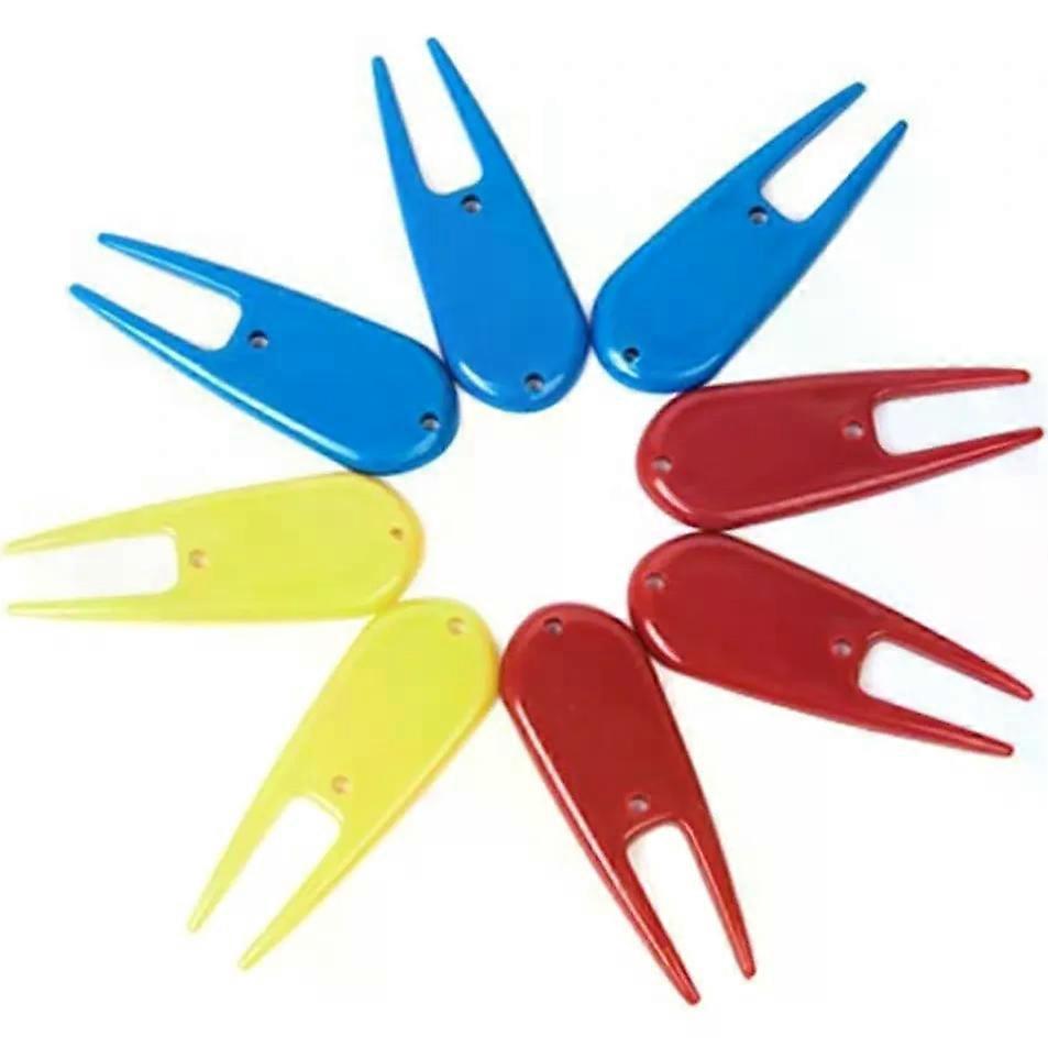 8pcs Plastic Golf Divot Repair Tool Set for Marker