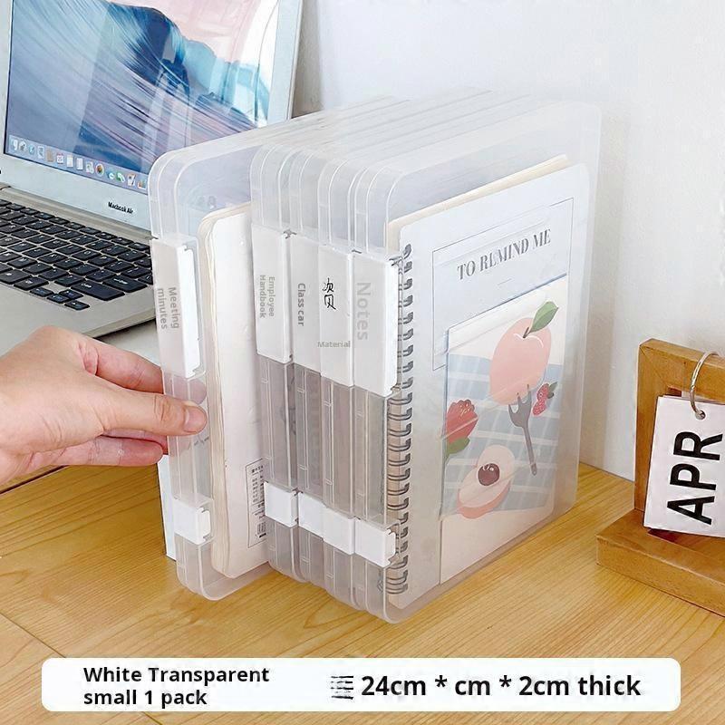 Portable Plastic Box Clear Plastic Document Box Box Document Case file management Office Desktop Document Slim Document Case  Unique
