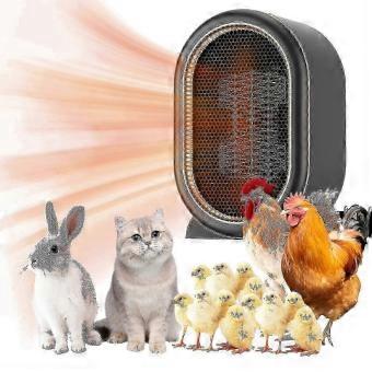 Heated Dog House for Winter - Electric Pet Heater with Adjustable Thermostat, Outdoor Use-say