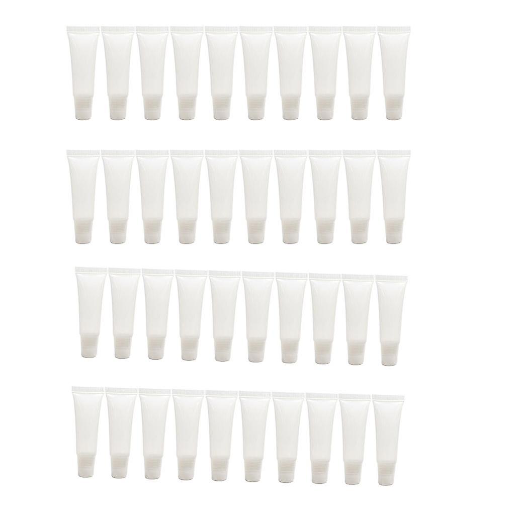 40x 10ml Refillable Mini Empty Lip Gloss Balm Container Tube Bottles Vials
