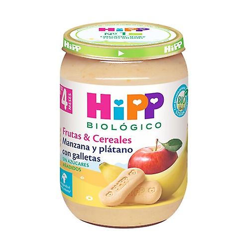 Jar of apple, banana and biscuit 4m+ 190 g (Banana - Apple)