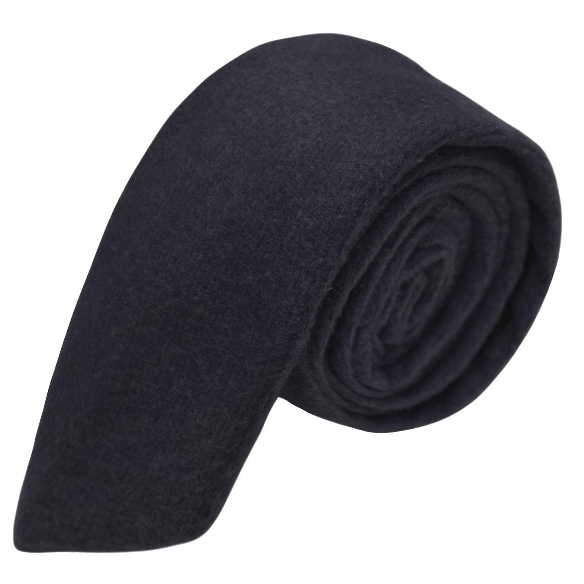 Navy Blue Donegal Tweed Tie
