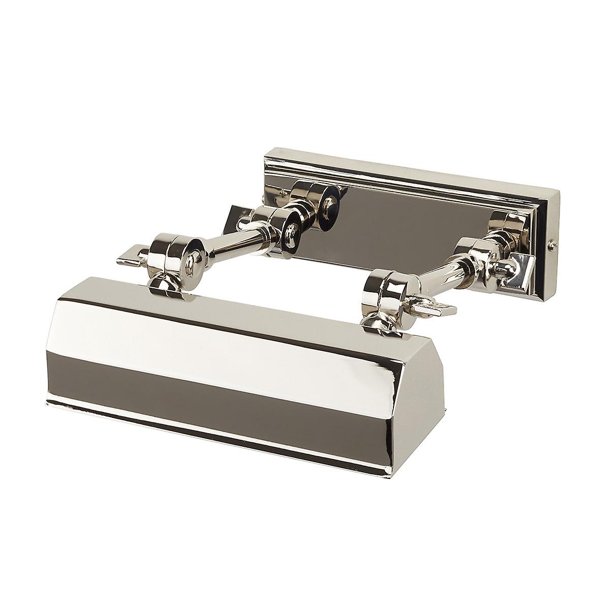 Chawton 1 Light Small Picture Wall Light Polished Nickel, E14