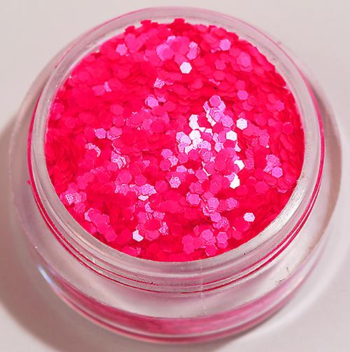 Brillo de uñas - Hexágono - Rosa neón (mate) - 8ml - Glitter