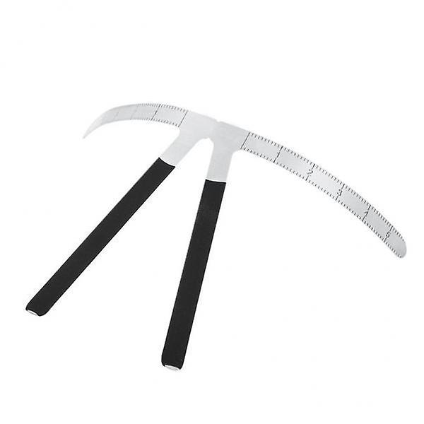 3xThree-Point Positioning Permanent Makeup Tool Eyebrow Caliper Stencil Ruler