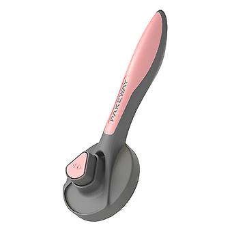 Bürste für Hunde und Katzen, selbstreinigende Haarbürste für kleine Hunde, ergonomisches Design kratzt nicht hautrosa