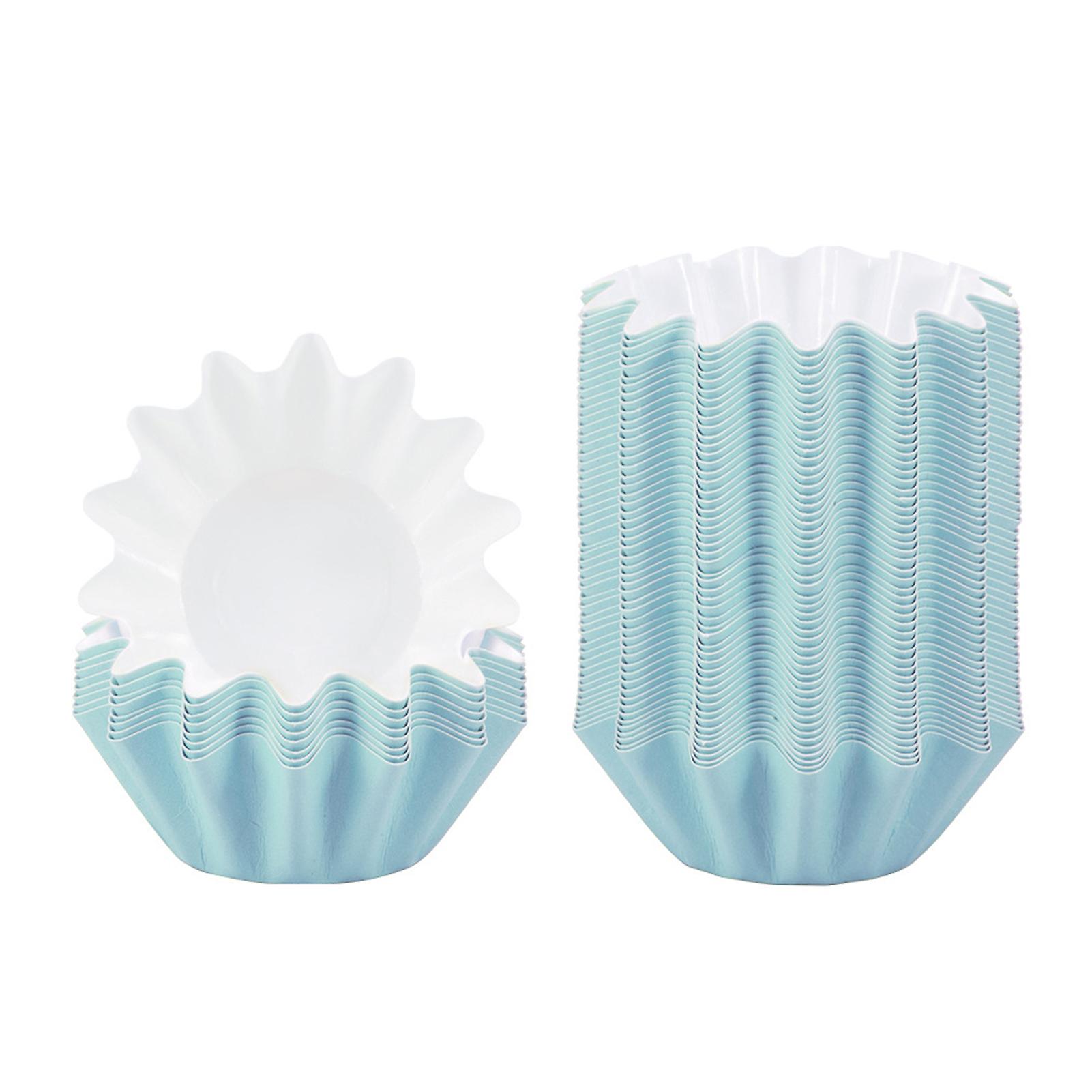 Grease-proof Paper Baking Cups 50pcs High Temperature Resistant Cookie Case Holder For Birthday Wedding Festival