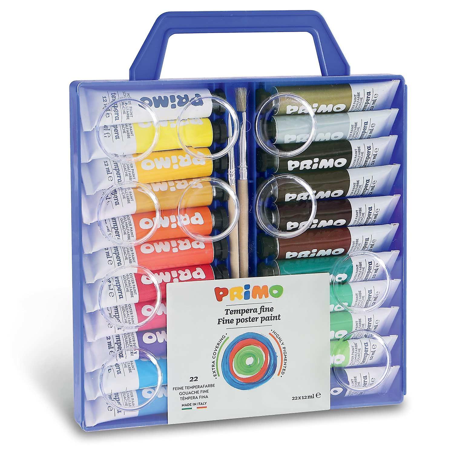 22 tubes of gouache paint 12 ml