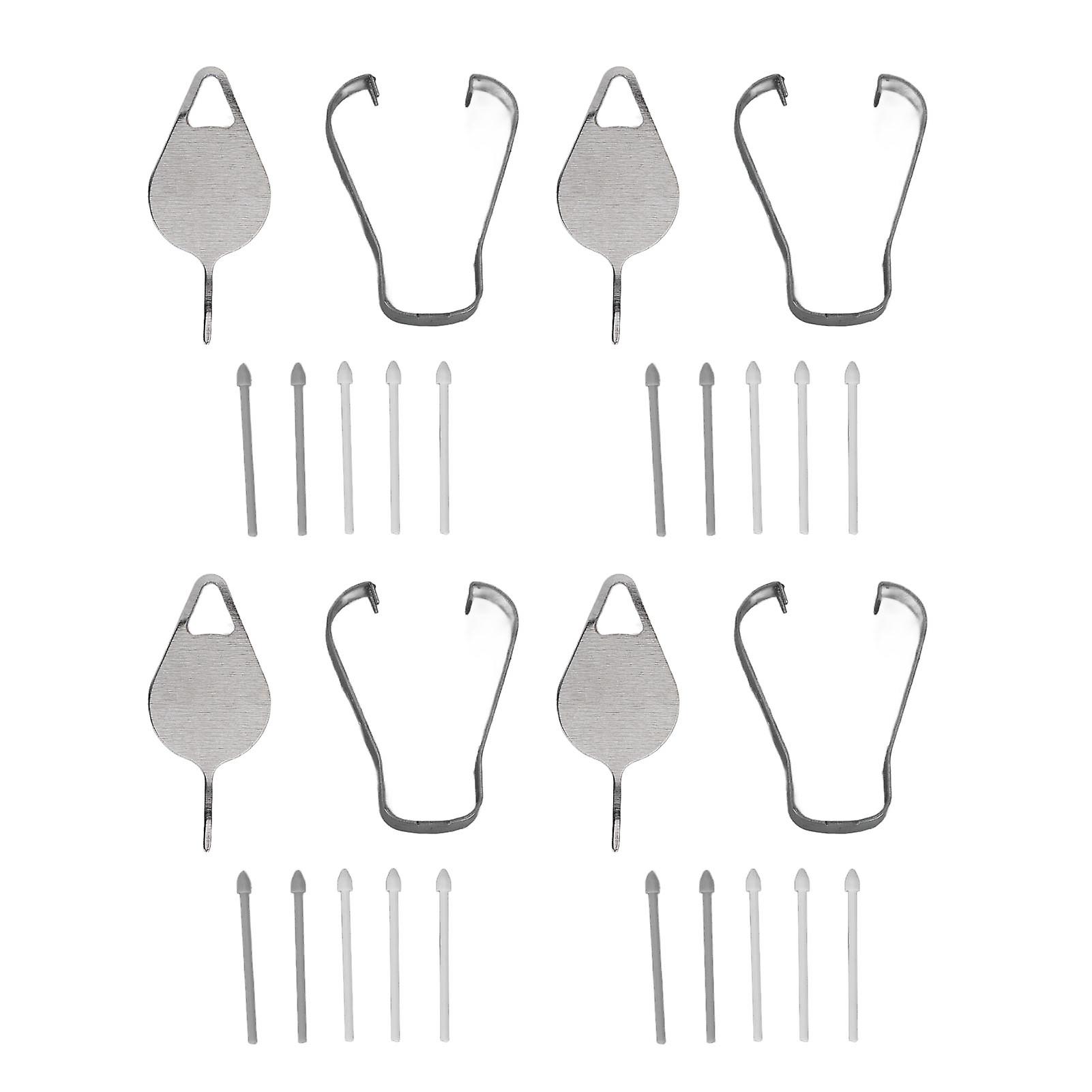 20Pcs Tab S6 Stylus Pen Tips Easy Installation 4 Tweezers 4 Ejector Pins Durable ABS SM P610 Replacement Tips for Tab S6
