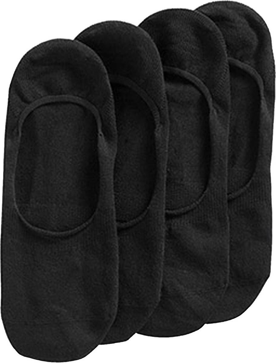 Esprit Basic Sporty Ankle Non-slip 2 Pack Shoe Liners - Black
