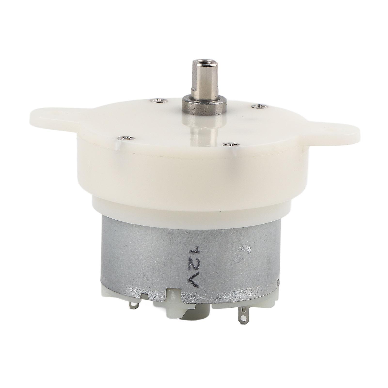 Mini 12V 3 RPM Micro Gear Box Electric Motor,4mm Shaft Diameter High Torque DC Motor for Display Stand EYJEZ