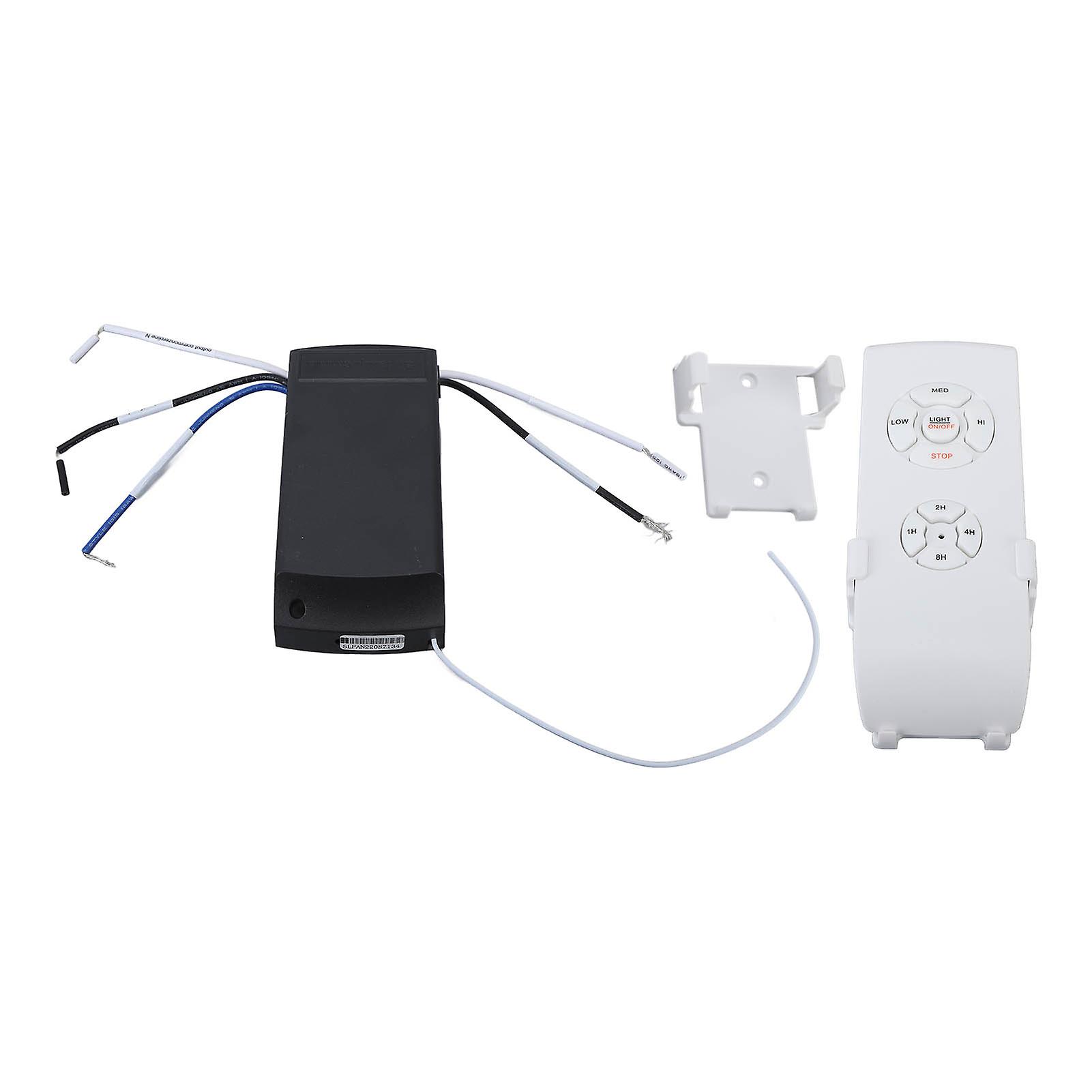 Universal Ceiling Fan Remote Control Kit, Wireless Ceiling Fan Light Remote Control Kit, English Version 85-240V