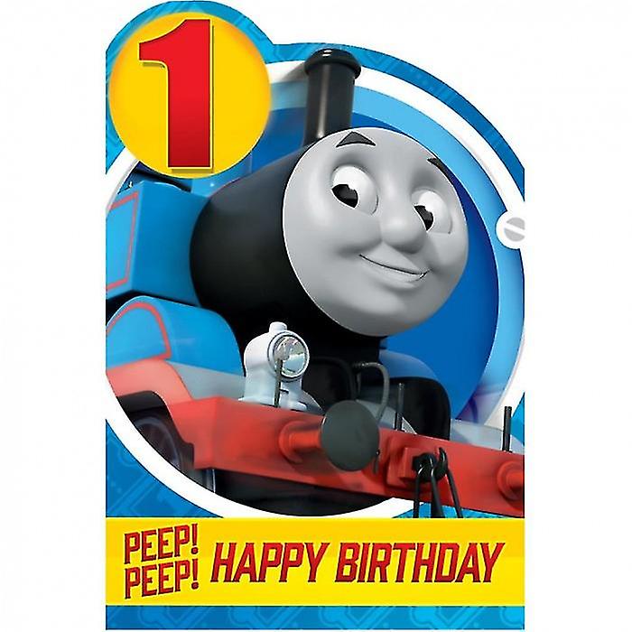 Thomas & Friends Peep Peep 1st Birthday Greetings Card