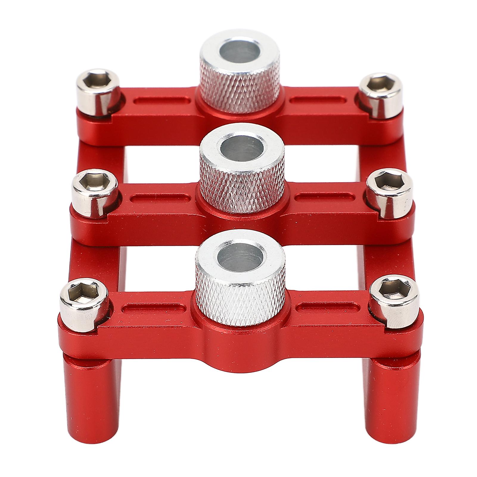 Self Centering Doweling Jig 3 in 1 Hole Drill Guide 90° Positioner Locator Tool for Woodworking
