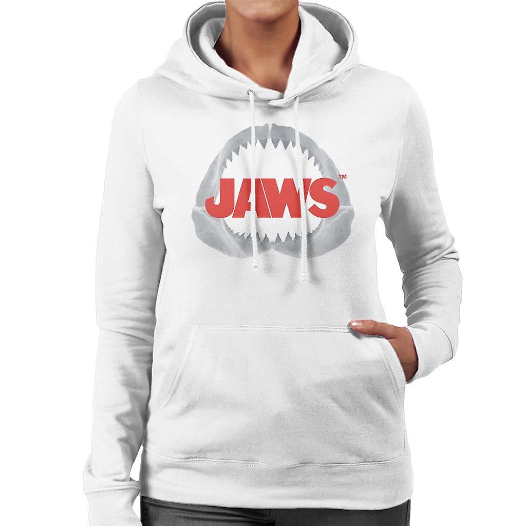 Jaws Teeth Logo Women's Hooded Sweatshirt