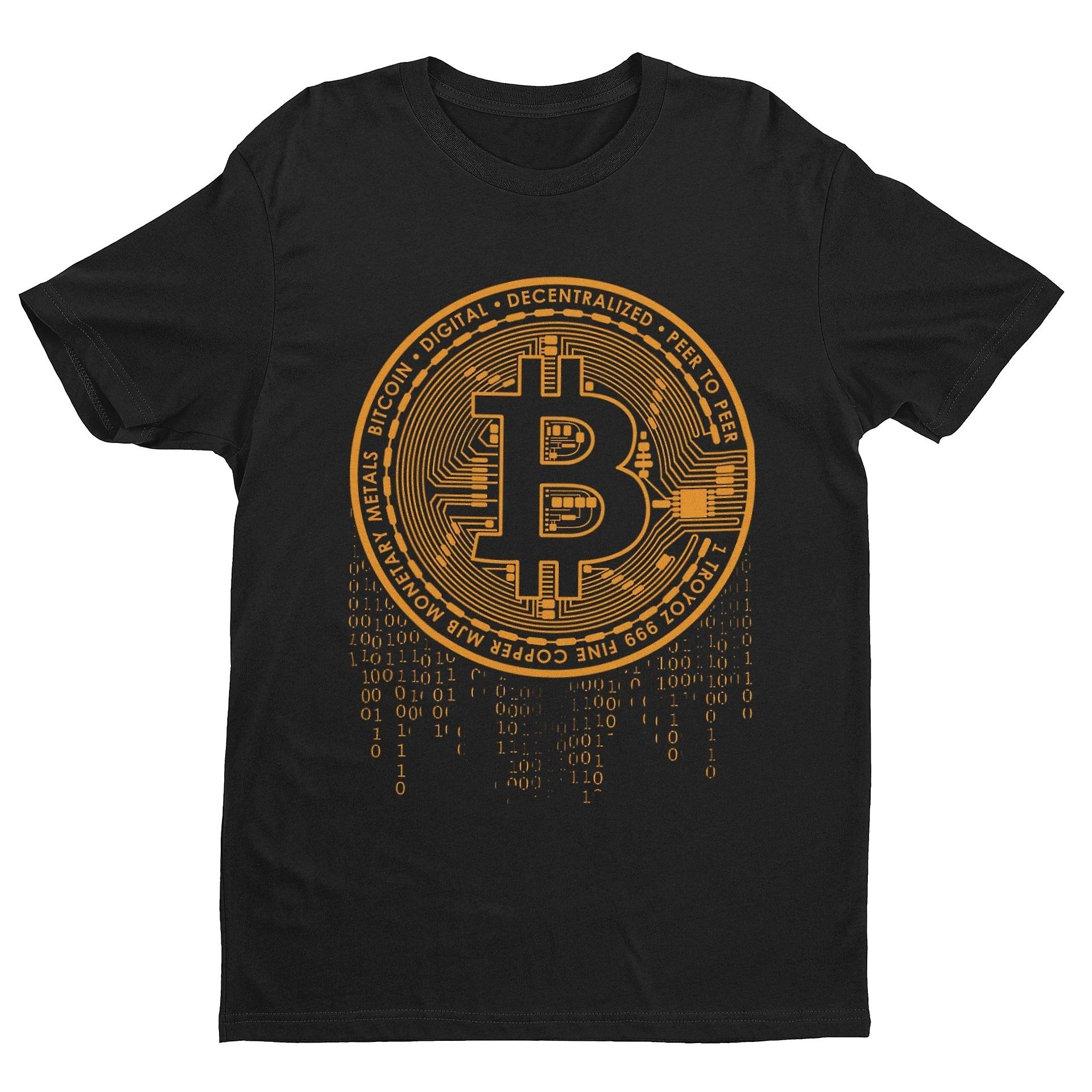 Funny Bitcoin T Shirt Crypto Currency Dripping Logo Novelty Tee Gift Idea |  Fruugo US