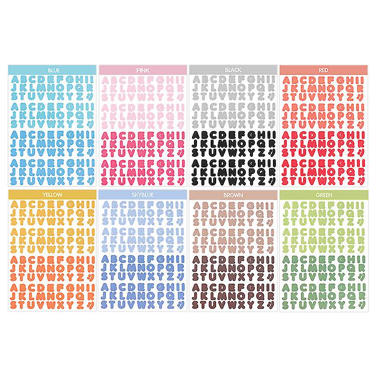 2Pcs Sticker Pack Cute Handbook Journal Korean Diy Waterproof Material