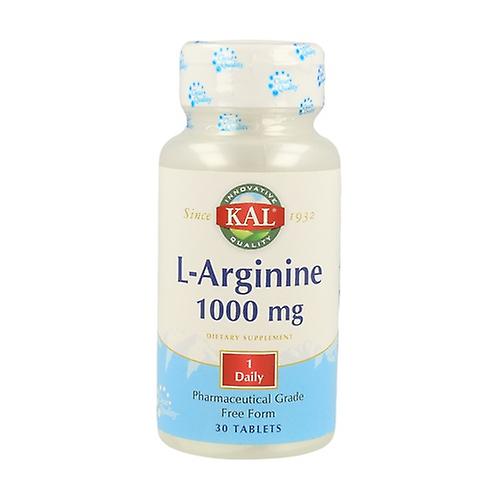 L-Arginine 30 tablets of 1000mg