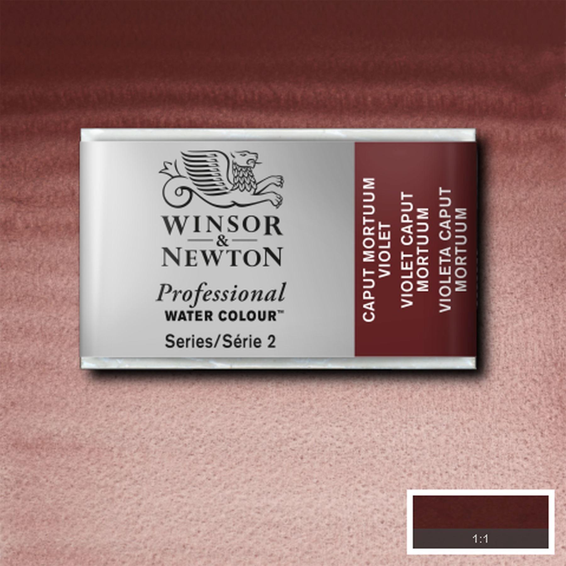 Winsor & Newton Professional Water Colour Whole Pan - Caput Mortuum Violet