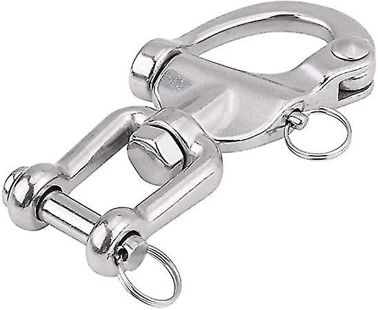 Rustfritt stål Marine Spring Shackle Emergency Hook 128mm