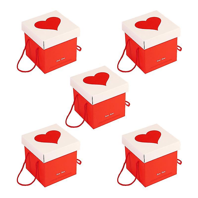 5pcs Valentinstag Geschenkboxen