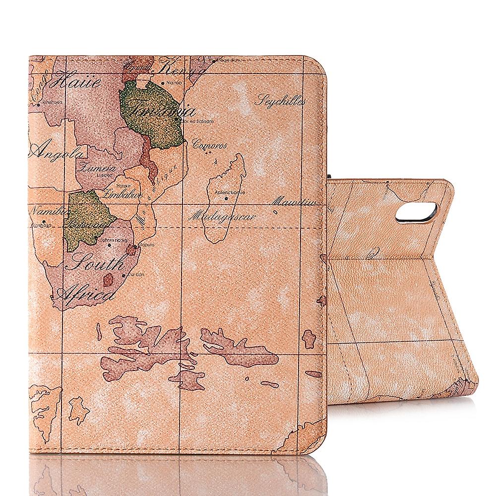 Map Pattern Leather Case For iPad mini 6 For iPad mini 6