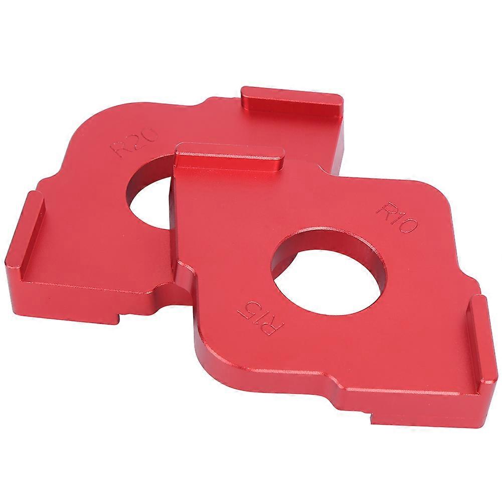 Round Corner R Angle Arc Template Half Fillet Fast Locator Woodworking Positioning Tool