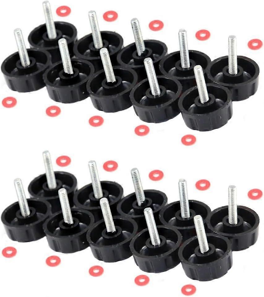 10pcs Spinning Reel Handle Universal Screw Cap Cover Replacement with Gaskets for Fishing Spinning Reels Knob