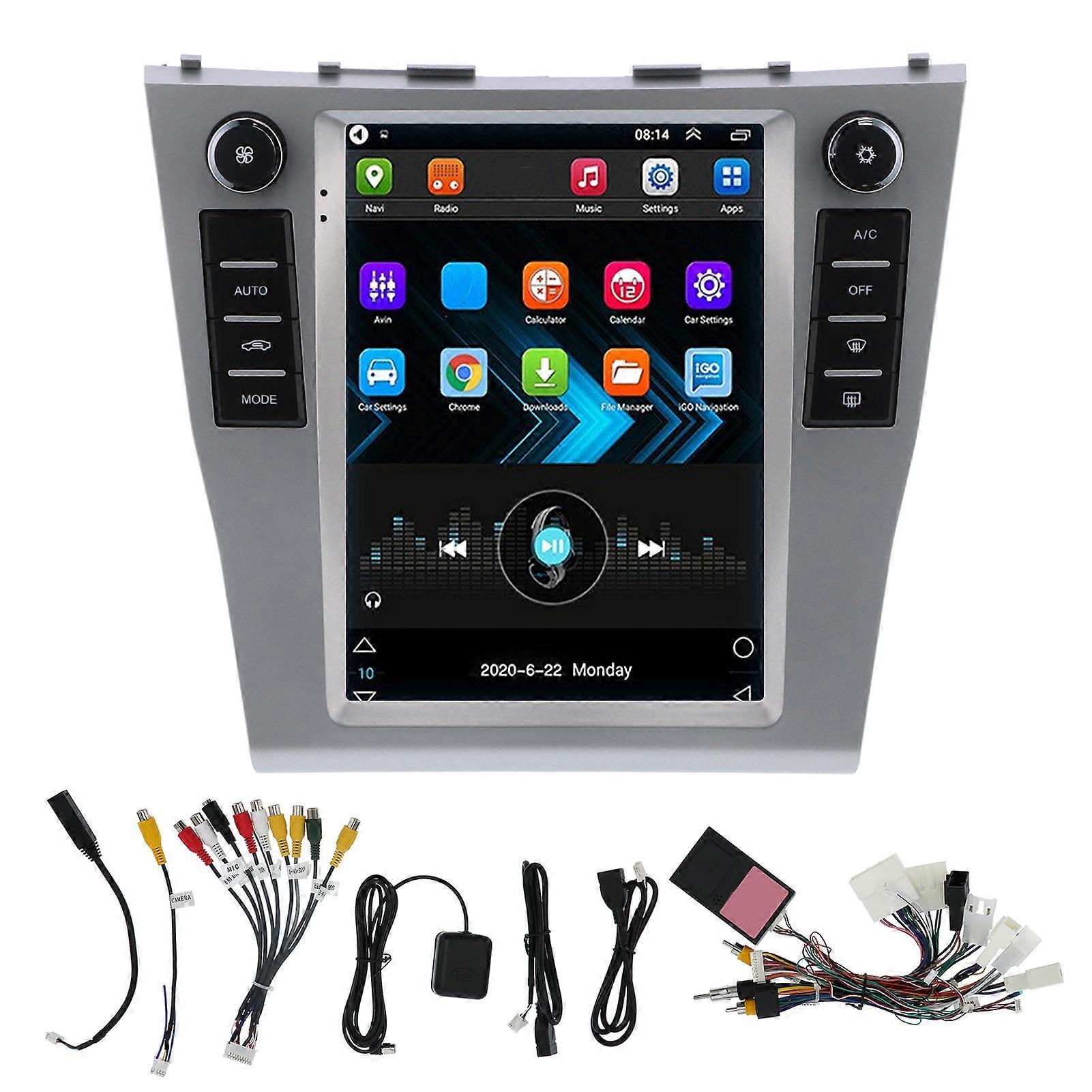 9,7 Zoll Auto GPS Navigation MP5 Stereo Radio WiFi Freisprecheinrichtung Bluetooth 1 + 16 GB für Android 10.1 Passend für Camry 20062011 E2U011