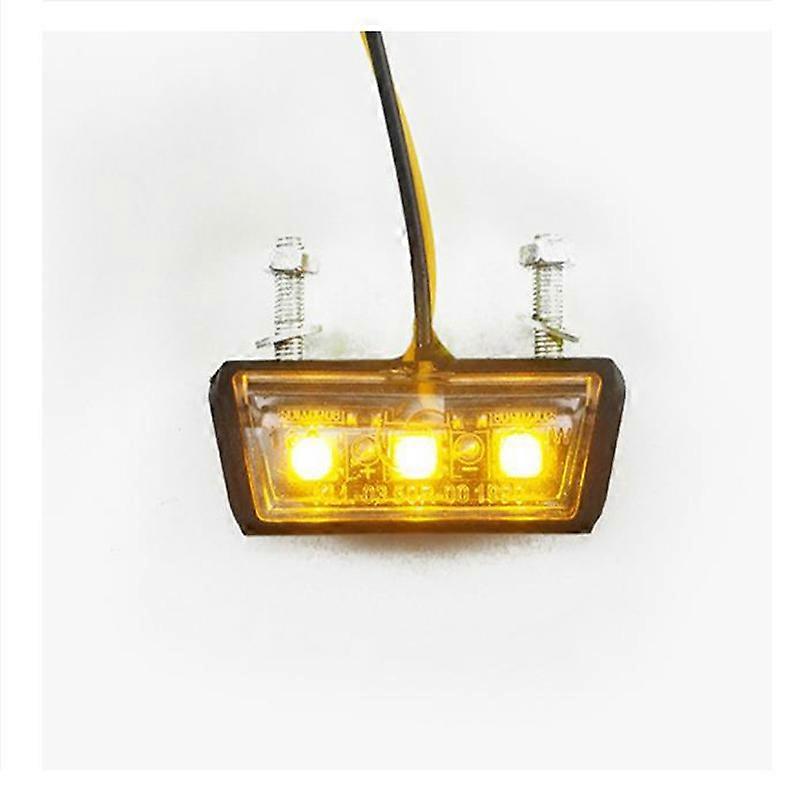 Motorcycle Modified Universal Rear Tail Light Led License Plate Light License Plate Frame License Plate Light