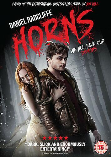 Horns DVD (2015) Daniel Radcliffe Aja (DIR) cert 15 - Region 2