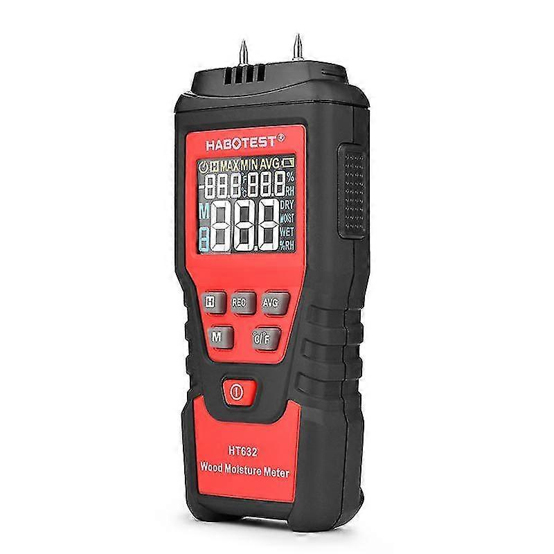 Habotest 0-99.9% Digital Wood Moisture Meter Wood Humidity Tester Hygrometer Timber Damp Paper Concreate Cement Detector Tester