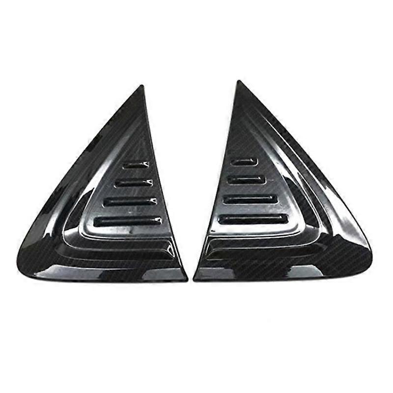 for C- 2016-2020 Car Carbon Fiber Style Side Front Air Vent Trim Decorative Cover Fit Accessories