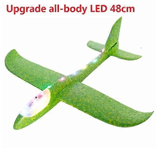 48 CM Hand Throw Airplane EPP Foam Launch fly Glider Planes Model Aircraft Outdoor Fun Toys Glider Inertia Planes for kids game