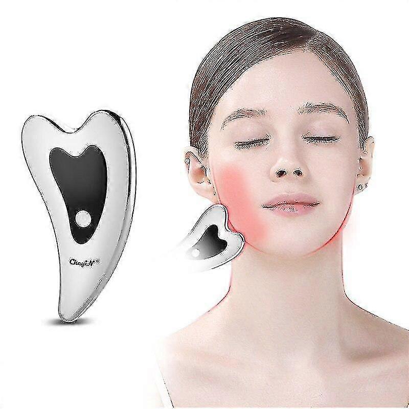 mini electric guasha face massager usb rechargeable lifting