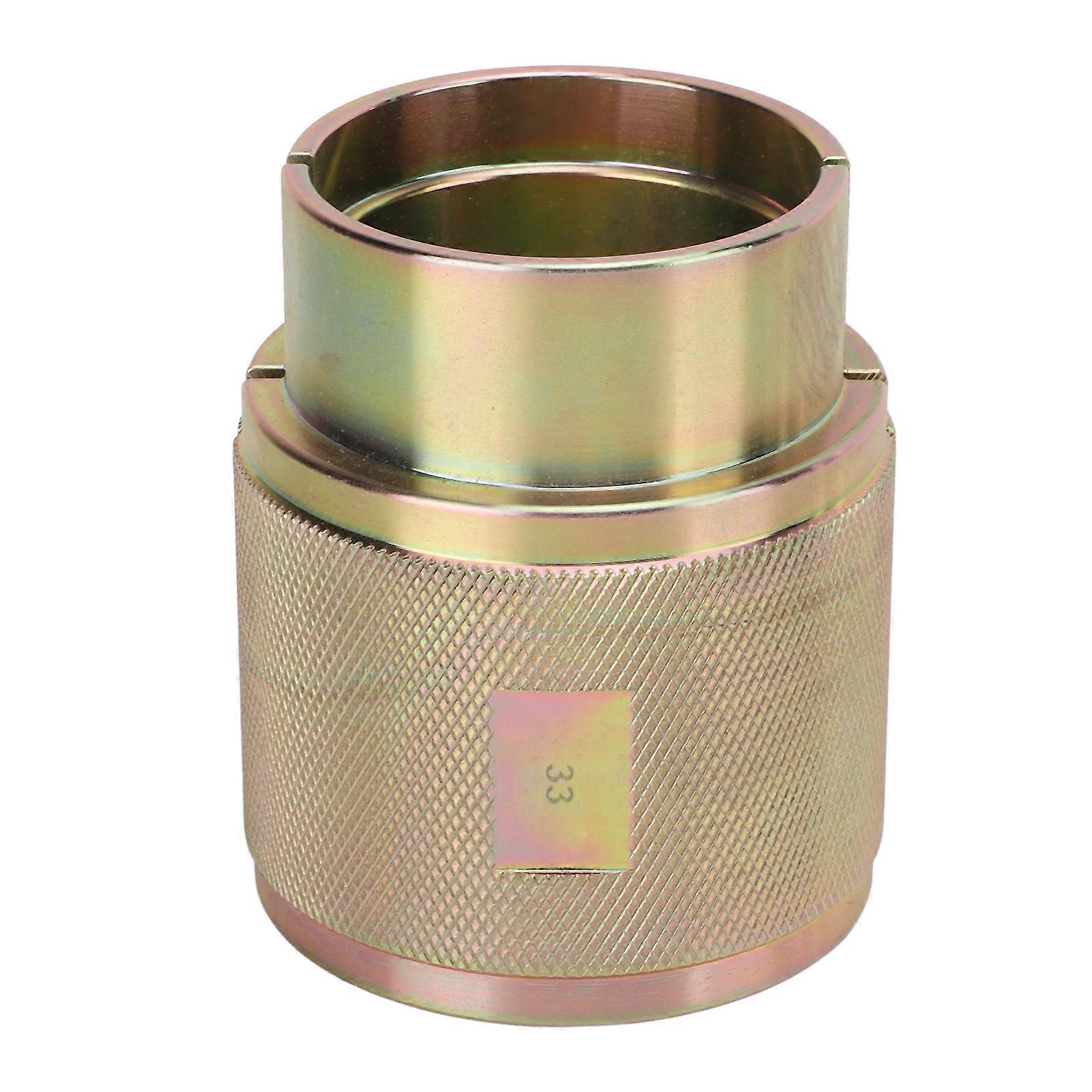 Motorcycle Inverted Fork Oil Seal Driver Tool Carbon Steel Split Design Universal for Replacing Installing 33mm/1.30in YEMAA