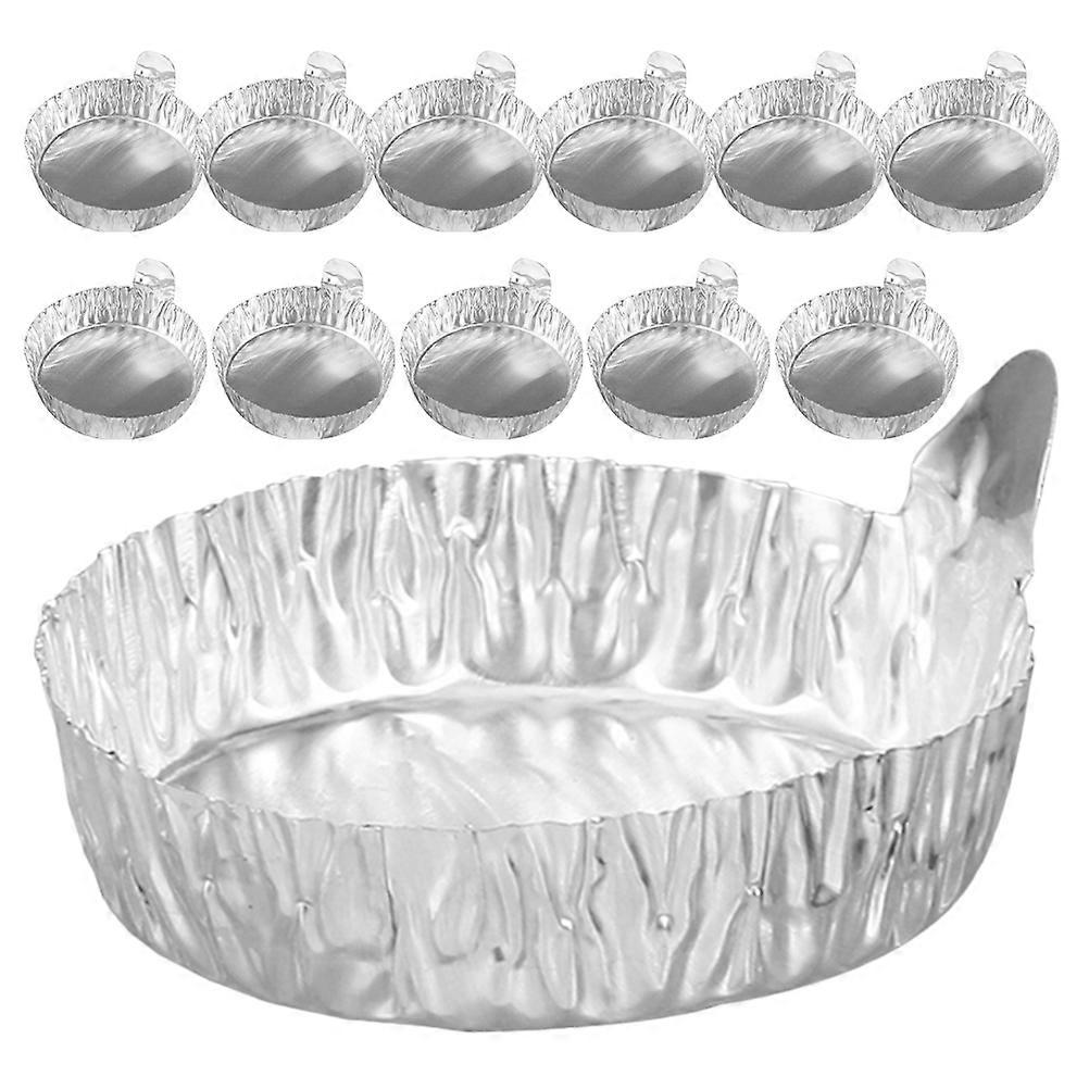 20pcs Weighing Plates Aluminum Foil Weighing Pans Labs Sample Weighing Trays (20ml)