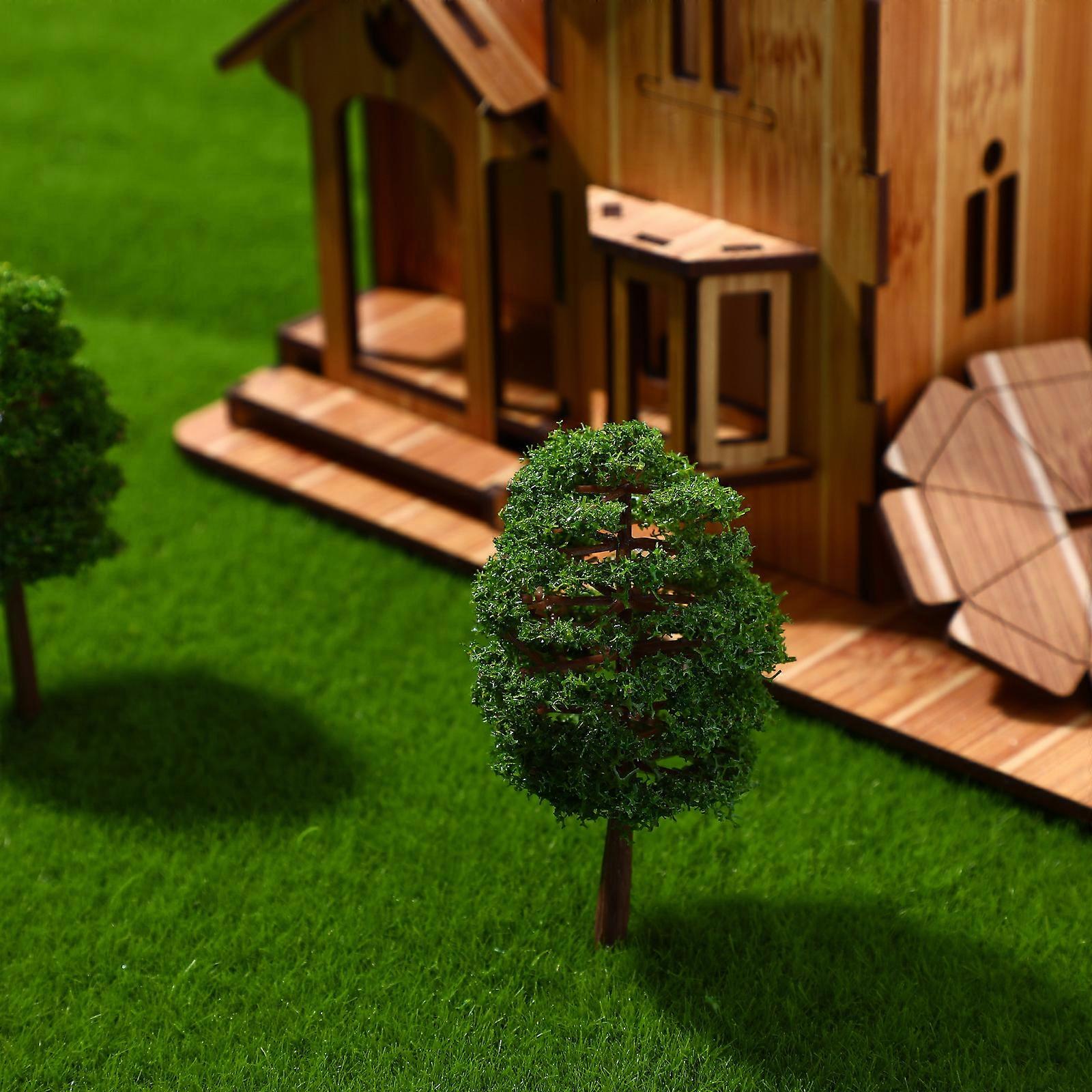20pcs 9CM Scenery Landscape Model Trees (Green)