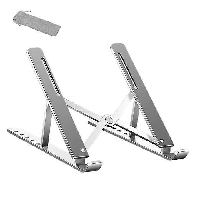 Laptop Stand Foldable Universal Adjustable Cooling For Computer Silver