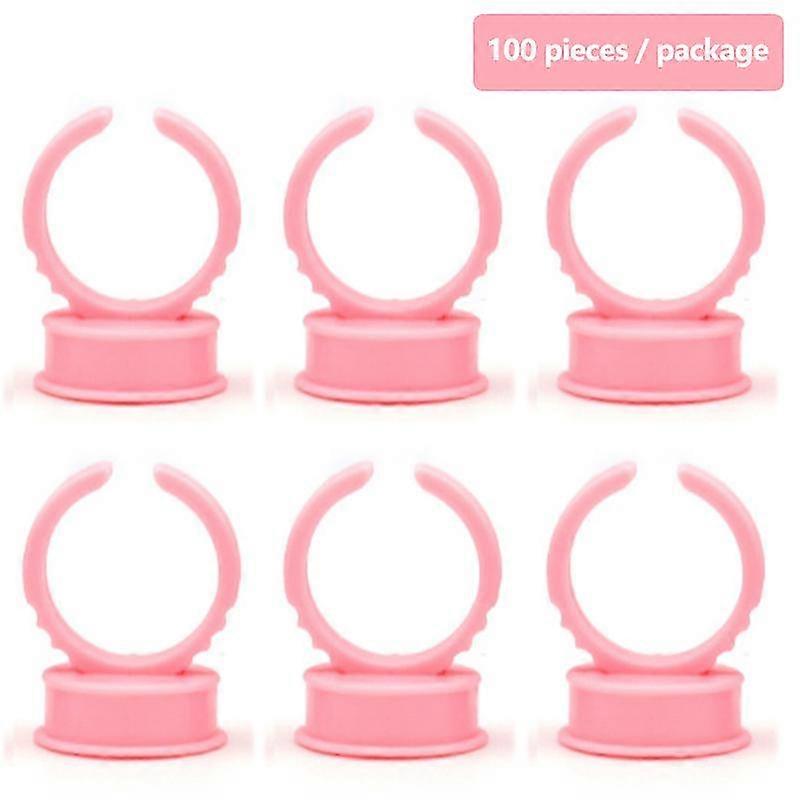 Eyelashes Glue Holder Disposable Glue Ring Cups Professional Makeup Accessories