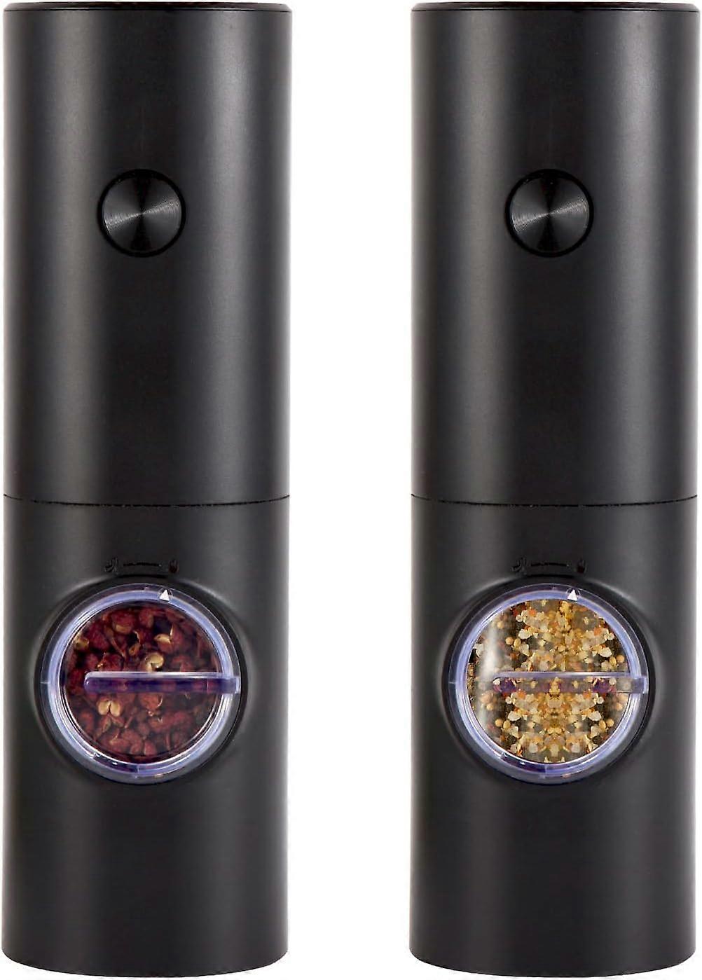 Electric Pepper Grinder,Battery Powered,Salt and Pepper Grinder Set Electric