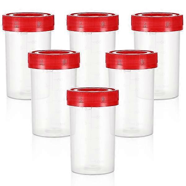 10 Pcs Specimen Containers Sample Bottles Urine Sample Pots Sample Cups With Lids