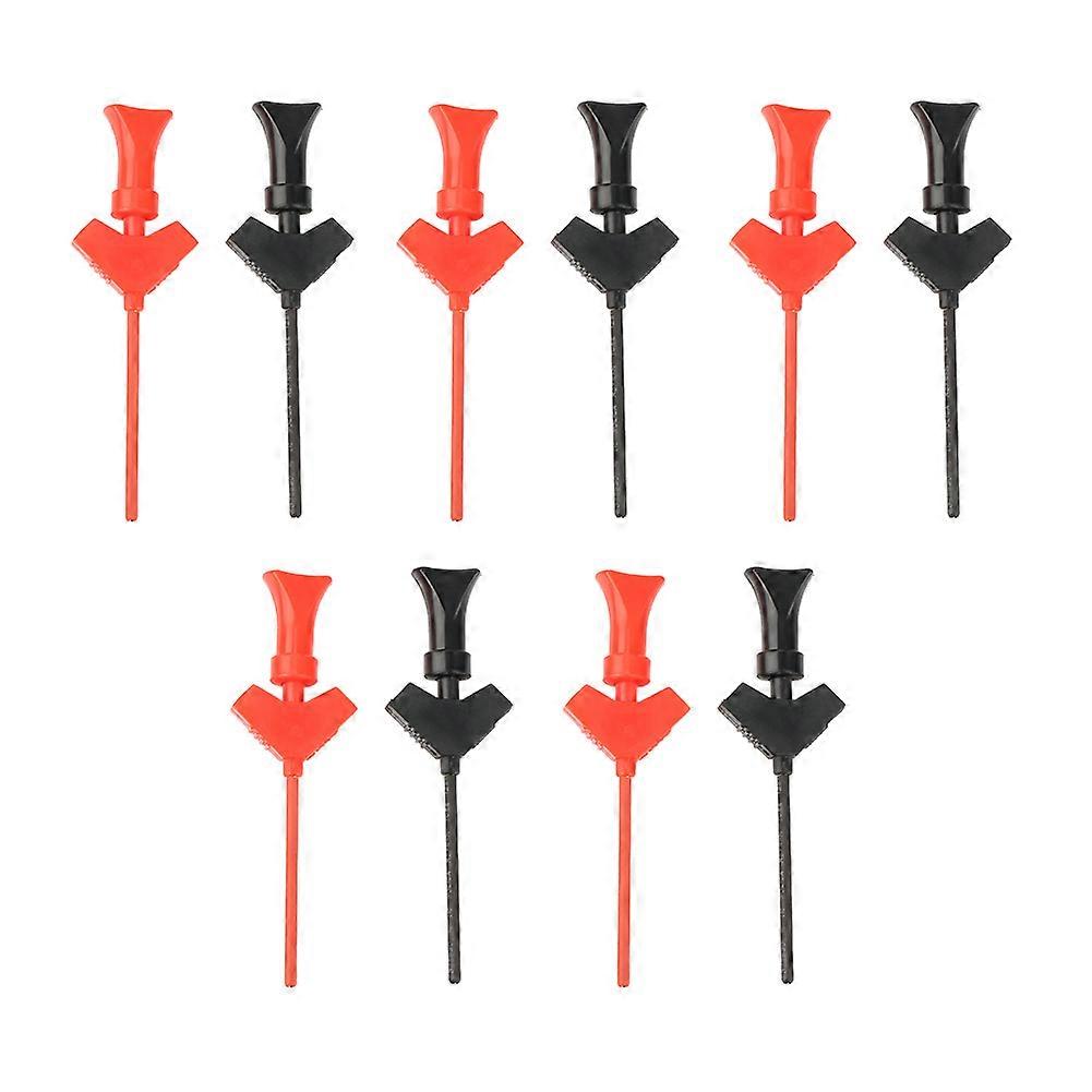 P5003 10pcs Mini Grabber Test Probe Hook for SMD IC Test Clips Jumper Logic Analyze Accessories