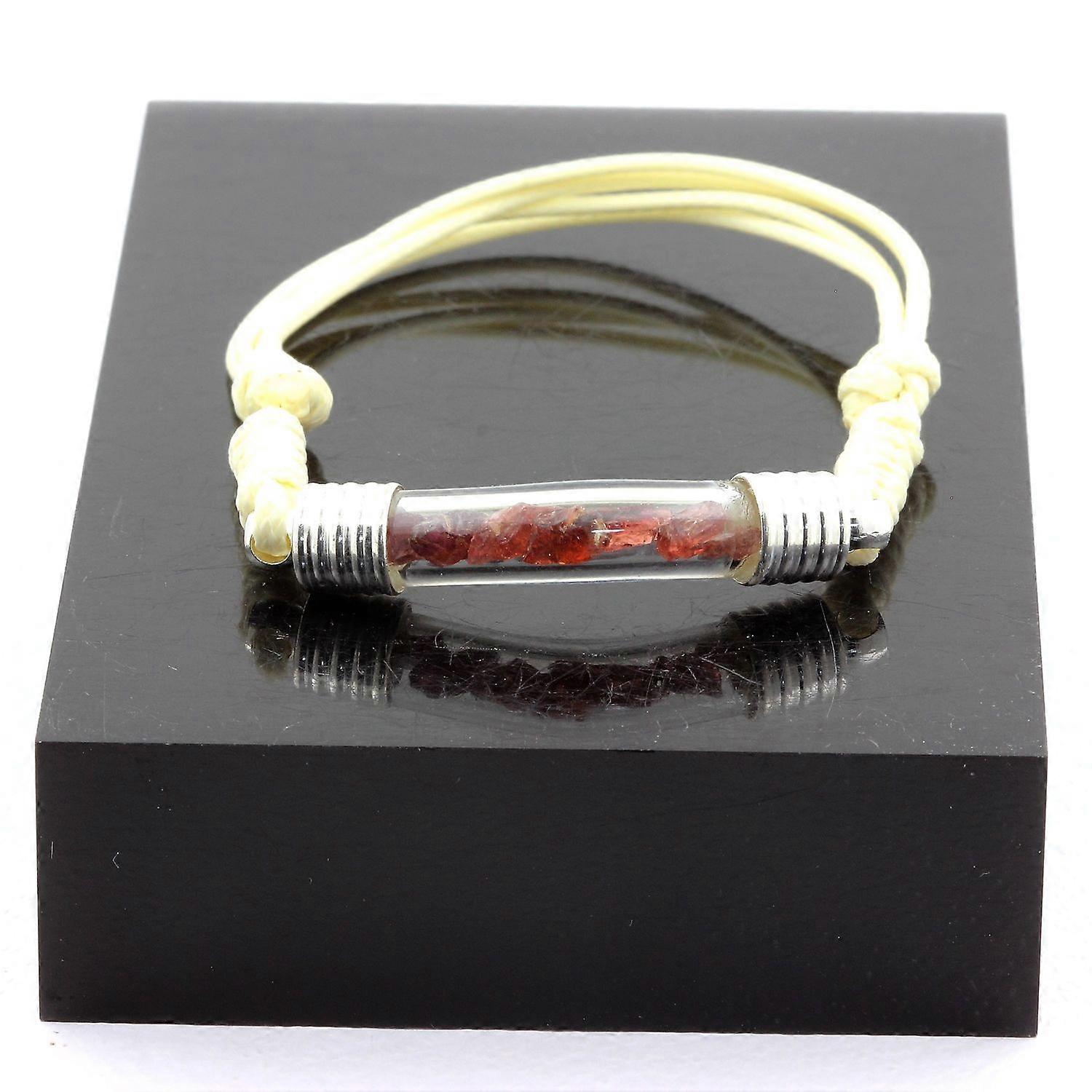 Raw Rhodolite Garnet Bracelet