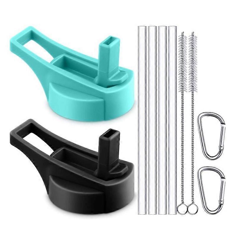 Kettle Straw Cap Standard Mouth for Kettle Straw Cap with Straw and Brush for Most Sports Water Bot