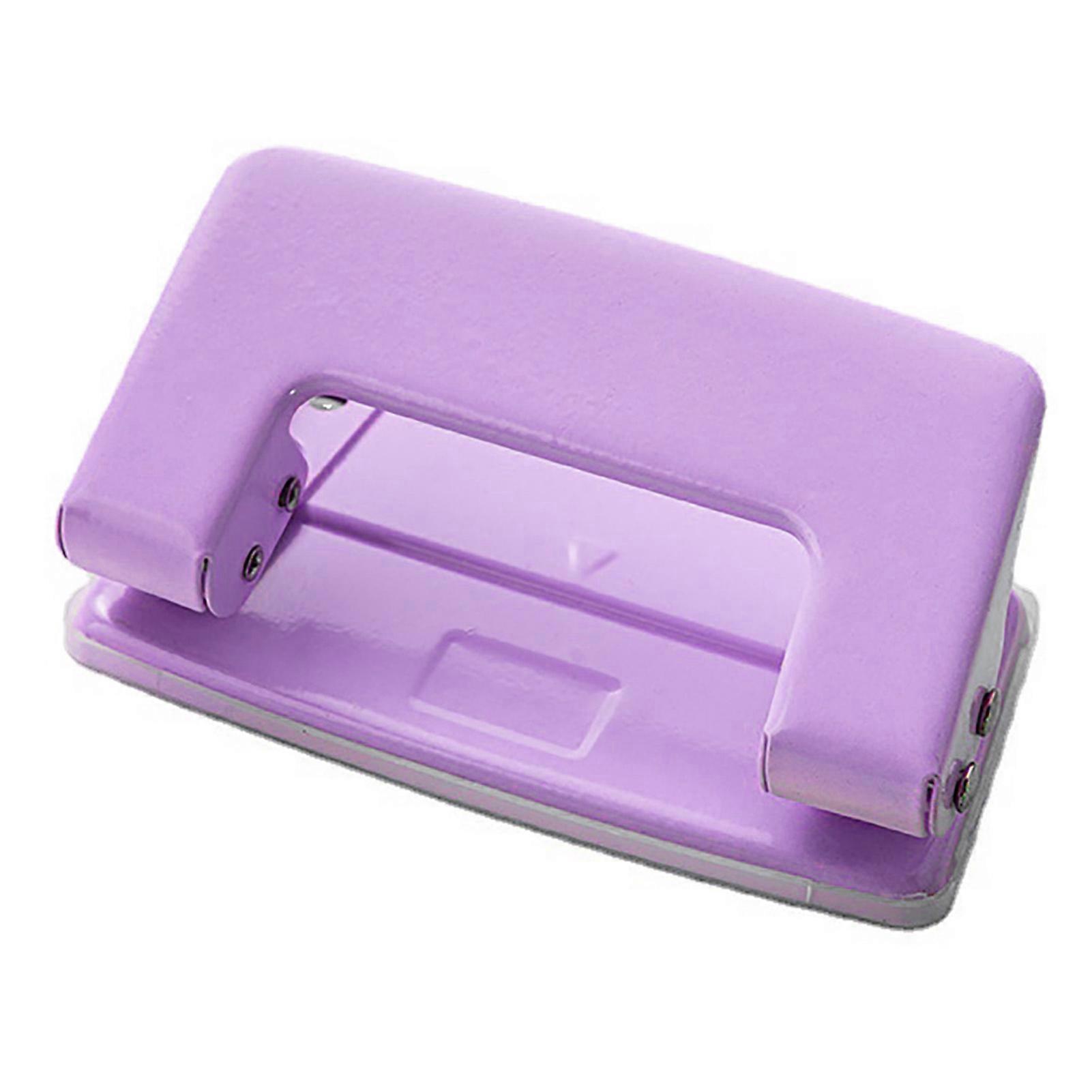 Double Hole Punch 6mm Hole Spacing 2 Hole Paper Puncher Desktop Paper Punching Tool for 1mm Thick Paper Type 1